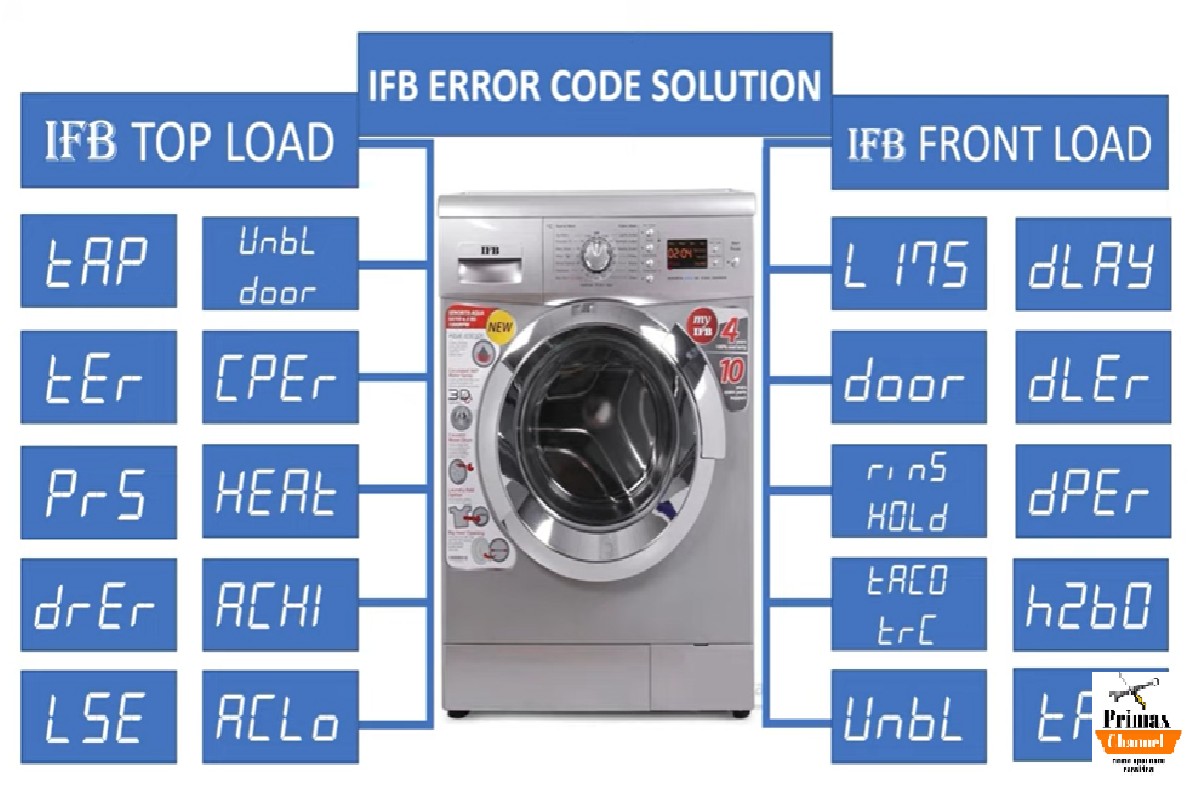 IFB Washing Machine Error Code की समस्याओं को कैसे सही करें Full Solution