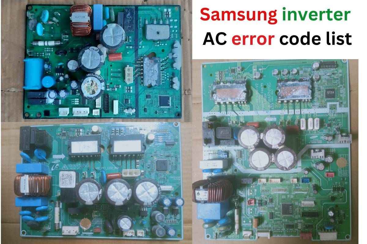 Samsung inverter AC error code list